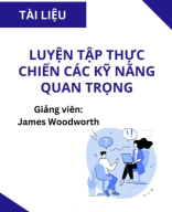 NỘI DUNG BÀI 8 - LUYỆN TẬP THỰC CHIẾN CÁC KỸ NĂNG QUAN TRỌNG