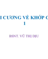 ĐẠI CƯƠNG VỀ KHỚP CẮN 1.pptx