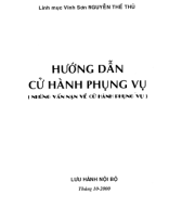 264.1 - TVTT0000524 - Hướng Dẫn Cử Hành Phụng Vụ - Những Vấn Nạn Về Cử Hành Phụng Vụ - Nguyễn Thế Thủ.pdf