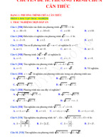 ĐỀ BÀI C3B. CĂN BẬC 2, CĂN BẬC 3 (CĐ 10 - 12)FILE 2.pdf