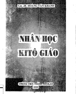 233 - TVTT0002134 - Nhân Học Kitô Giáo - Hoàng Văn Khanh - Chủng Viện Thánh Nicolas.pdf