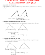 CHUYÊN ĐỀ 11 - CHỨNG MINH TAM GIÁ BẰNG NHAU VÀ DẠNG TOÁN LIÊN QUAN.pdf