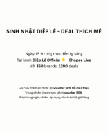 15.9 Diệp Lê x Shopee - Deal list.pdf