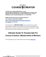 Ultimate Guide To Youtube Ads For Course Creators