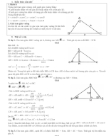 Chuyên đề 3. MỘT SỐ HỆ THỨC VỀ CẠNH VÀ GÓC TRONG TAM GIÁC VUÔNG.doc