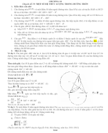 Chuyên đề 19. MỘT SỐ HỆ THỨC LƯỢNG TRONG ĐƯỜNG TRÒN.doc
