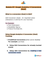 Module-07: Google Analytics 4 Conversions