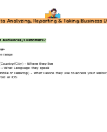 GA4 Data Analyzing, Reporting & Taking Business Decision