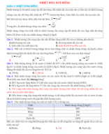 4.1. NHIỆT DUNG RIÊNG. NHIỆT NÓNG CHẢY RIÊNG. NHIỆT HÓA HƠI RIÊNG.docx