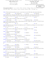 5. [2024 Hóa Học] THPT Tiên Du 1 - Bắc Ninh (Lần 1 - Đề 1).docx