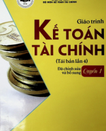 09. (P1) Giáo trình kế toán tài chính Quyển 1 (Khoa kế toán bộ môn kế toán tài chính), Kinh tế, 2015, 274.pdf