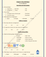 Class 3 Mathematics (Math Mela) Chapter 5- Fun with Shapes Worksheet.pdf