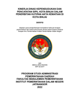 Softcopy Skripsi_D2_Abdul Ariq Raihan_Kinerja Dinas Kependudukan dan Pencatatan Sipil Kota Binjai Dalam Penerbitan Kutipan Akta Kematian di Kota Binjai - ABDUL ARIQ RAIHAN.pdf