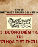 Bài 3 Đường diềm trang trí với họa tiết thời Lý.pptx