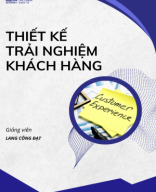  [SC]_Bài học 5 - Thiết kế trải nghiệm khách hàng