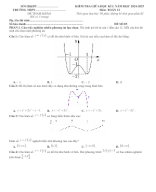 Đề kiểm tra giữa học kì 1 môn Toán 12 - Dùng chung 3 sách - Theo form 2025 - Đề 5 - File word có lời giải.docx
