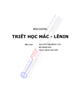 Giáo trình Triết học Mác Le-nin.pdf