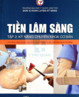 TIỀN LÂM SÀNG - Tập 2. Kỹ năng Chuyên khoa cơ bản YCT.pdf