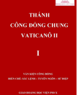 262.91 - TVTT0000633 - Thánh Công Đồng Chung Vaticanô 2 - Văn Kiện Công Đồng - Hiến Chế - Sắc Lệnh - Tuyênh Ngôn - Sứ Điệp - Tập 1 - Giáo Hoàng Học Viện Piô 10.pdf