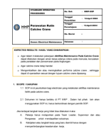 (El5) MELAKUKAN AKTIFITAS MAINTENANCE PADA CALCINE CRANE (SOP-MMP-002).pdf