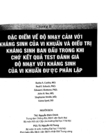 C03 Đặc điểm về độ nhạy cảm với kháng sinh của vi khuẩn và điều trị kháng sinh ban đầu.pdf