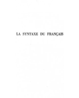 La syntaxe du francais.pdf