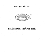 230.04 - TVTT0000187 - Thần Học Thánh Thể - Việt Châu - Nguyễn Quang Sách.pdf