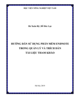 000 - TVTT0002449 - Hướng Dẫn Sử Dụng Phần Mềm Endnote Trong Quản Lí Và Trích Dẫn Tài Liệu Tham Khảo - Hà Xuân Bộ - Đỗ Đức Lực - Hà Nội.pdf