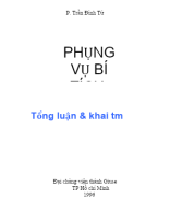 234.16 - TVTT0000593 - Phụng Vụ Bí Tích - Trần Đình Tứ - Đại Chủng Viện Thánh Giuse Sài Gòn.docx