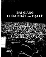 252.6 - TVTT0000549 - Bài Giảng Chúa Nhật Và Đại Lễ - Tin Mừng Theo Thánh Máccô - Hoàng Đắc Ánh - Dòng Đa Minh.pdf