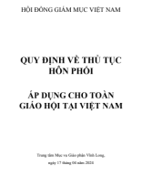 265.5 - TVTT0002547 - Quy Định Về Thủ Tục Hôn Phối - Hội Đồng Giám Mục Việt Nam - Giáo Phận Vĩnh Long.pdf