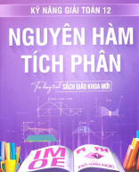 Kỹ năng giải toán 12~NGUYÊN HÀM TÍCH PHÂN 