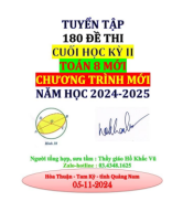 Tuyển tập 180 đề thi cuối kỳ II Toán 8 mới 2024-2025_3 chương trình_298 trang.pdf