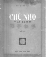 A 890 Chữ Nho Tự Học Quyển 1 (Sài Gòn 1967) - Đào Mộng Nam, 146 Trang.pdf