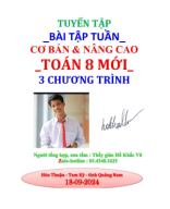 TUYỂN TẬP BÀI TẬP TUẦN  TOÁN 8 MỚI _CƠ BẢN-NÂNG CAO  CẢ NĂM_848 trang_Hồ Khắc Vũ.pdf