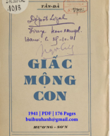 Giấc Mộng Con (NXB Hương Sơn 1941) - Tản Đà, 176 Trang.pdf