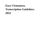 Eura Vietnamese (Vietnam) Transcription Guidelines  2024 - ADAP QF