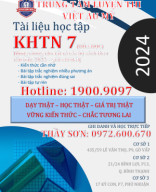 KHTN 7 - HÓA HỌC -  TÀI LIỆU HỌC TẬP 2024.pdf