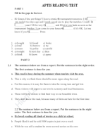 APTIS READING TEST 1 + KEY (Hien Le Aptis - Aptis Real Tests).docx