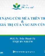 12.45-13.00 Trần Thanh Tú - Gánh nặng cúm mùa.pptx