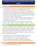 15. DIFFERENT METHODS OF ADULTERATION OF CRUDE DRUGS.pdf