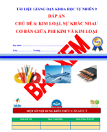 CHỦ ĐỀ 6. KIM LOẠI. SỰ KHÁC NHAU CƠ BẢN GIỮA PHI KIM VÀ KIM LOẠI-GV.pdf