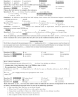 Grade 10 REVIEW 2 - key.doc