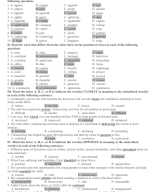 Grade 10- UNIT 4- Test 1  (KEY).doc