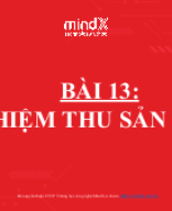 [SA - Slides] Buổi 13_ Nghiệm thu sản phẩm.pptx