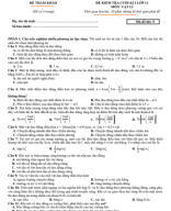 ĐỀ 9 - Kiểm tra cuối Học kì 1 - Vật Lí 11 - Form 2025 (Dùng chung 3 sách).pdf