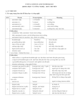 8.1. UNIT 8. SCIENCE AND TECHNOLOGY - KEY CHI TIẾT.doc