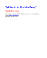 Tại Sao tôi lại dịch Kim Dung _ - Nguyễn Duy Chính.pdf