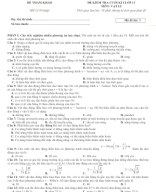 ĐỀ 3 - Kiểm tra cuối Học kì 1 - Vật Lí 11 - Form 2025 (Dùng chung 3 sách).docx