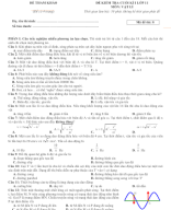 ĐỀ 8 - Kiểm tra cuối Học kì 1 - Vật Lí 11 - Form 2025 (Dùng chung 3 sách).docx